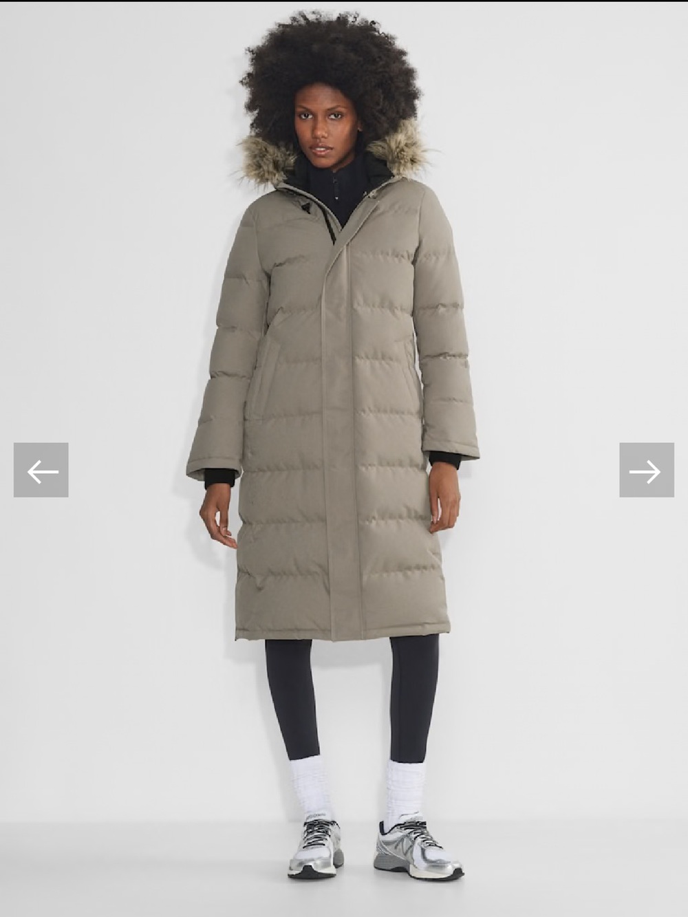 Aritzia TNA The Powder Parka Long - Coldstop